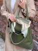 Italská Kožená Kabelka Shopper Bag s Kosmetickou 165 Pantera
